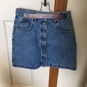 CK Vintage Denim Skirt